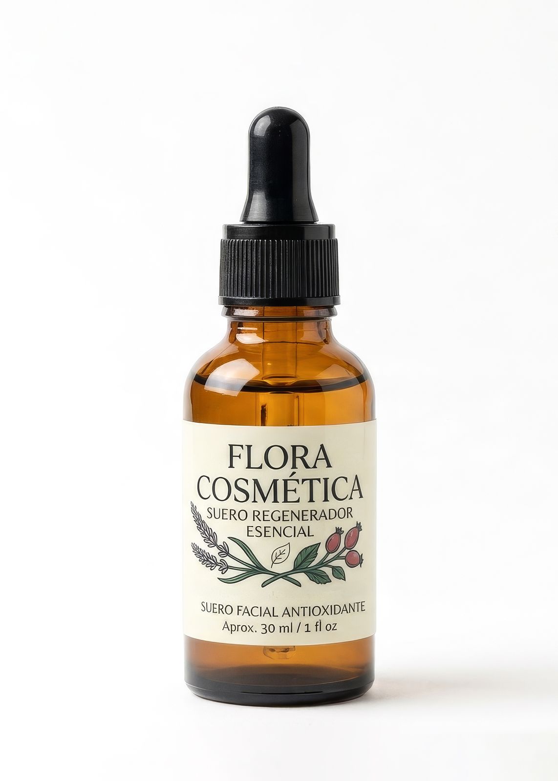 Fotografía de producto: sérum Flora Cosmética